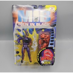 Galoob Men In Black MIB 1997 Vintage Flame-Blastin’ Jay Action Figure Sci-Fi