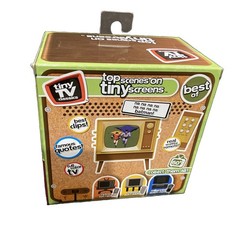 Batman “Tiny TV Classics” Real Working TV And Remote Top Scenes Classic Batman