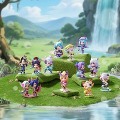POP MART Fight For the Golden Spatula Chibi Series Vol. 2 Figures Blind Box