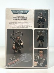 JOYTOY Warhammer 40k Astra Militarum Cadian Veteran with Master Vox (US In-Stock
