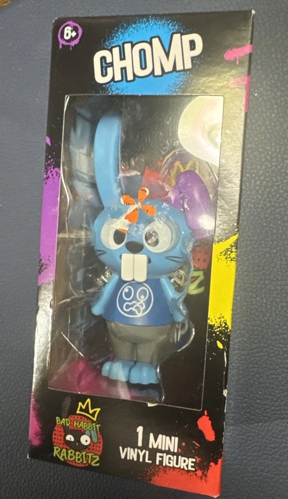 NEW 3.5″ Bad Habbit Rabbitz Mini Vinyl Figure, Chomp Bad Bunny Rabbit