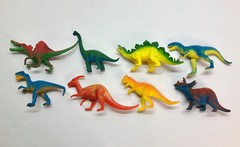 Dinosaurs Lot Of 20 Various Figures, Sizes & Colors – Varies From 5” To 1” -READ