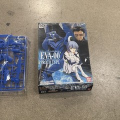Bandai Evangelion EVA-00 PROTO TYPE Rei Ayanami Blue Vintage & Rare from Japan