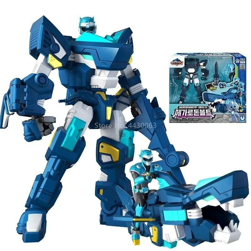 Mini Force 2 Super Dino Power Transforming Robot Dinosaur Action Figure Toy