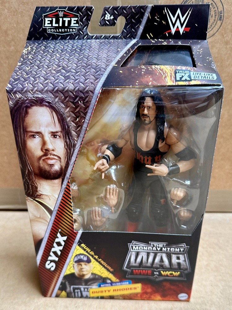 WWE Elite Monday Night War Series 5 SYXX Wrestling Figure w/ BAF (CHASE)