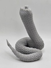 3d Printed FEMALE SNAKE WARRIOR SNAKE BOTTOM For 1.0 Mythic Legions 1/12 Scale