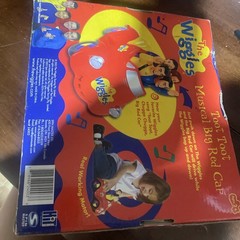 Vintage & Rare The Wiggles Big Red Car Hard Plastic and 4 Original Figures 2003
