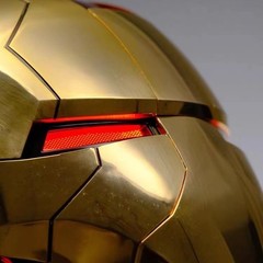 NEW AUTOKING Iron Man MK5 1:1 Helmet Wearable Voice-control Golden Mask Cosplay
