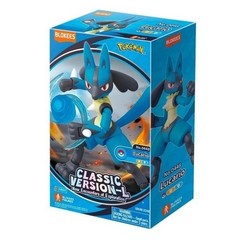 Blokees Pokemon Version Lucario Englsih Pack Assembly Model Kit Action Figure