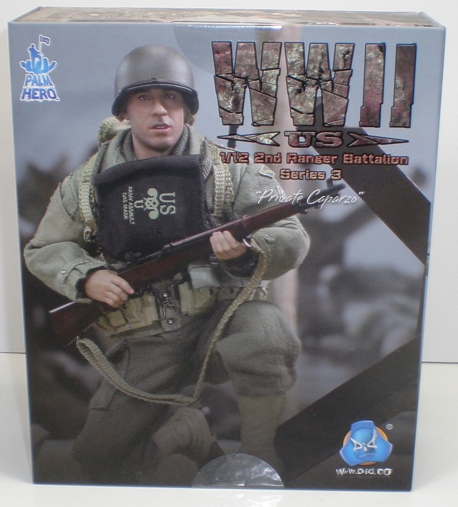 1/12 Scale United States WWII, 2nd Ranger Battalion, Caparzo, Palm Heroes, DID