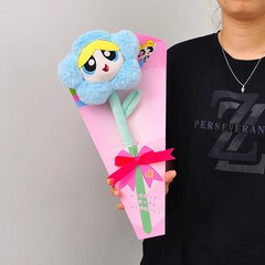 Powerpuff/Girls Series Plush Toy Creativity Artificial Flowers Stuffed Toy Gift