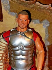 1/6 Scale Custom Kaustic Plastik Gladiator w Metal Armor & Helmet