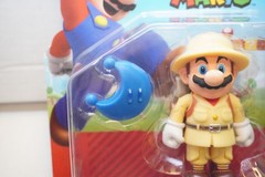 Super Mario Odyssey Explorer Mario w Blue Power Moon World of Nintendo Jakks NIB