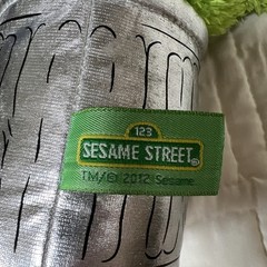 Sesame Street Oscar The Grouch Go Away! 2012 Used With Tag