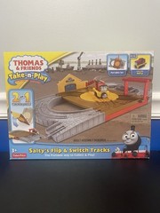 NEW Salty’s Flip & switch Tracks Thomas & Friends The Train Take-n-Play FP BCX19