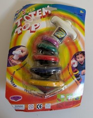 Turbo Tower Totem Top Wind Up Action New