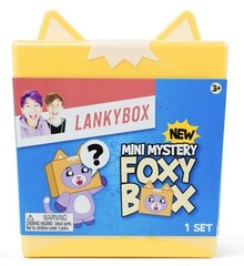 Lankybox Mini Foxy Mystery Surprise Box Ages 3 and Up Includes Figures Box New