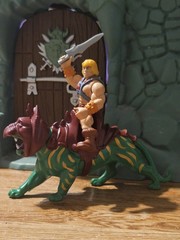 Customs For Masters Of The Universe Mighty Masters He-man Battlecat