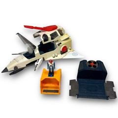 Starcom Coleco 1986 Starmax Bomber Capt Rip Malone figure INCOMPLETE w/ video