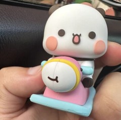 MITAO Sweet Lovely Panda Couple Bubu and Dudu Figure Deco Art Bear Toy Xmas Gift