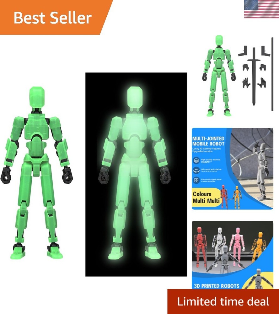 Soozafone’s T13 Action Figure – Customizable Colorful Robot for Imaginative Play