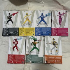 Hasbro Power Rangers Lightning Collection Mighty Morphin Lot Of 7