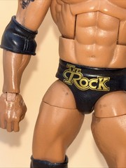 WWE MATTEL ELITE THE ROCK WRESTLING FIGURE RARE WWF NXT AEW WCW