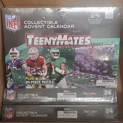 NFL TeenyMates Football Figures 2025 Advent Calendar – Lot of 6 Sealed Boxes