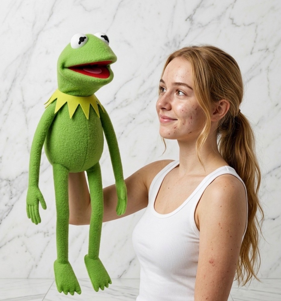 Kermit The Frog Hand Puppet 24″ 60cm Soft Plush Stuffed Toy The Muppets Gift New