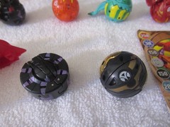 Mixed Lot of 12 Bakugan Mixed Years And Sizes