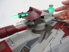 Star Wars The Clone Wars AT-TE Walker 2008 Hasbro (missing battery cover)