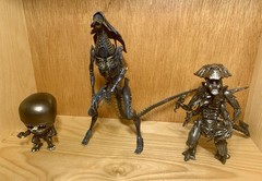 Alien Action Figure Lot Hiya Alien Queen ‘92 Kenner Xenomorph Funko Pop #30
