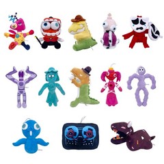 2024 New The Amazing Digital Plush Toys Amazing Circus Clown Rabbit Plush Dolls