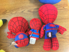 Plush Lot Of Pikachu Star Wars Grogu Jurassic Park Spider-man Captain America