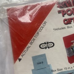 SUPER FRIENDS 15″ x 2″ x 10″ POP UP GIFT BOX MIP Cleo 1979 RARE Gift Box
