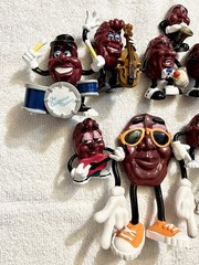 California Raisins PVC Figures Lot of 4 Vintage 1987 CALRAB