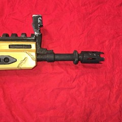 Life-size Fortnite Legendary GOLD SCAR EVA Cosplay Prop Replica Assault Rifle