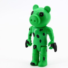 Roblox Piggy Dinopiggy Figure Series 1 Green Dino Pig Jazwares 3.5in