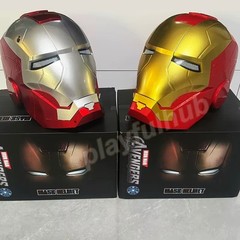 Iron Man Helmet Mk5 Electric Touch Control Helmet 1/1 Cosplay Led Eyes Mask