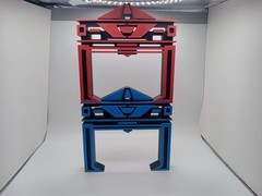 Retro Mini Recognizer 2 pack for Vintage Tron action figures and lightcycle toys