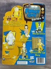 Family Guy THE SALESMAN Series 5 Action Figure Mezco 2006 SEALED KT