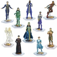 NEW Disney Marvel Eternals Deluxe 10 Action Figures Set Playset Figurine