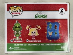 The Grinch & Cindy-Lou Who (2 Pack) ~ Dr. Seuss ~ Funko Pop Vinyl ~ RARE