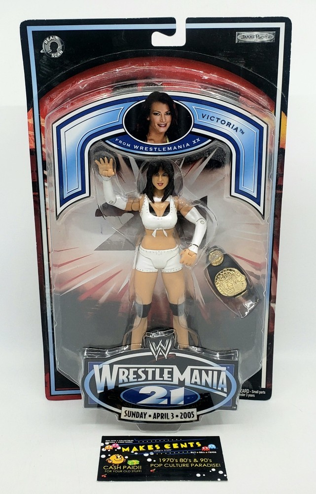 WWE WrestleMania 21 Victoria Action Figure 2005 Jakks Pacific Wrestling – NEW