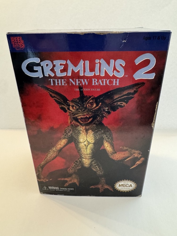 NECA Gremlins 2 The New Batch Mohawk NES 8 Bit Video Game Figure Reel Toys NIB