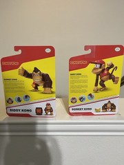 Jakks Pacific World Of Nintendo Donkey Kong And Diddy Kong 4” Figures Set of 2