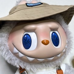 POP MART Authentic Labubu Fall In Wild Series Big Plush Doll 38cm & Wacky Mart