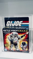 1983 Vintage GI Joe ARAH S.N.A.K.E. Battle Armor White CAS 80+ Engineering Pilot