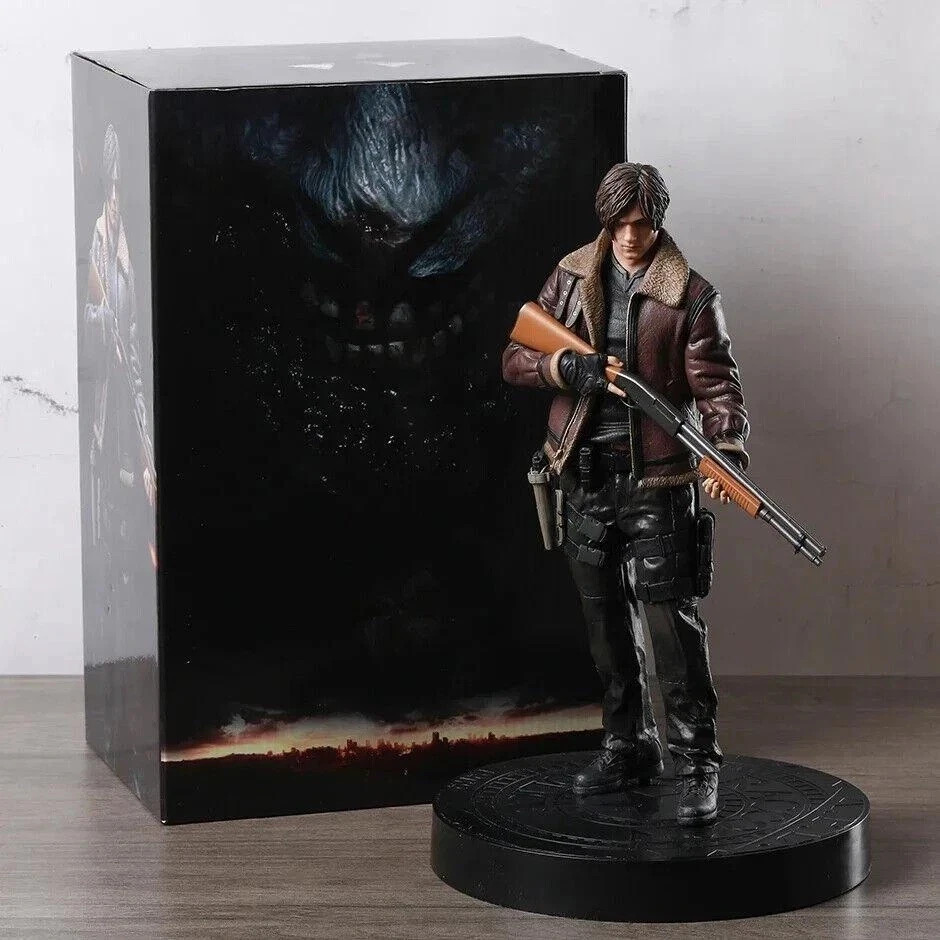 Resident Evil 4 Remake Collector’s Edition Leon Statue Figure Box Set