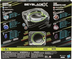 Beystadium Arena Set for Competitive Play with 2 Beyblade Tops and Launchers